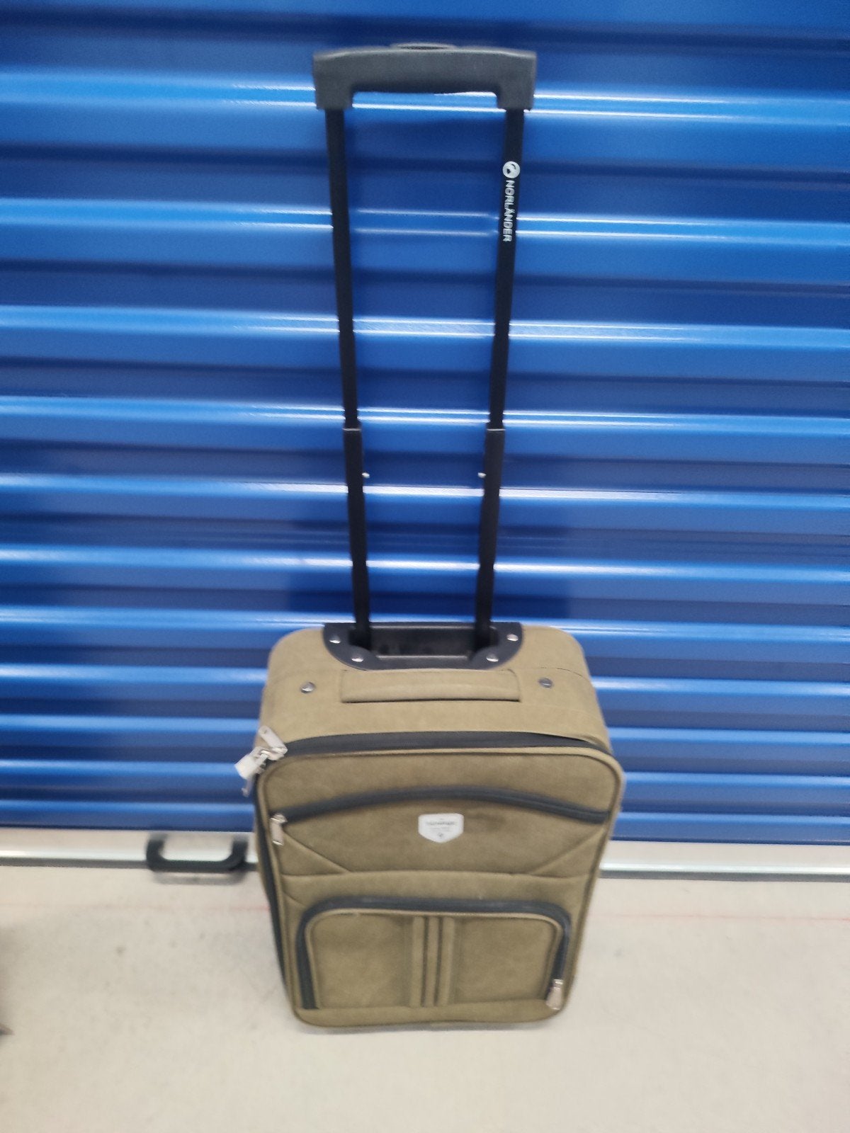 Norländer Vintage Trolley - Handige Reiskoffer, Ophalen, 30 cm of meer, Wieltjes, Minder dan 35 cm