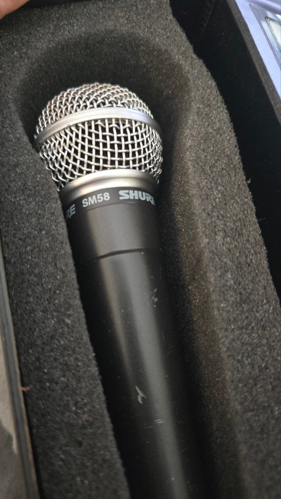 Shure SM58 Microfoon - Gebruikt maar betrouwbaar, Ophalen of Verzenden, Gebruikt, Zangmicrofoon