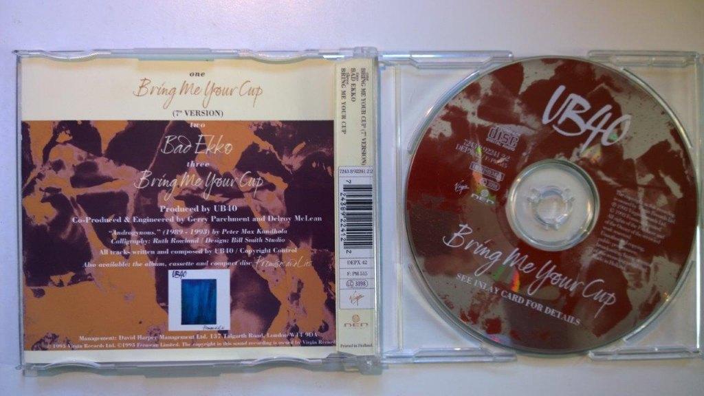 UB40 - Bring Me Your Cup, Maxi-single, Ophalen of Verzenden, Zo goed als nieuw, 1 single