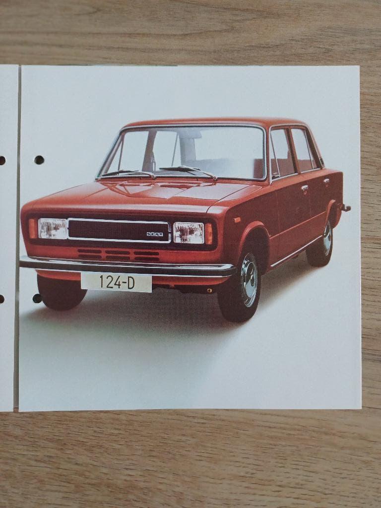 Fiat 124D brochure, Boeken, Auto's | Folders en Tijdschriften, Gelezen, Overige merken, Verzenden