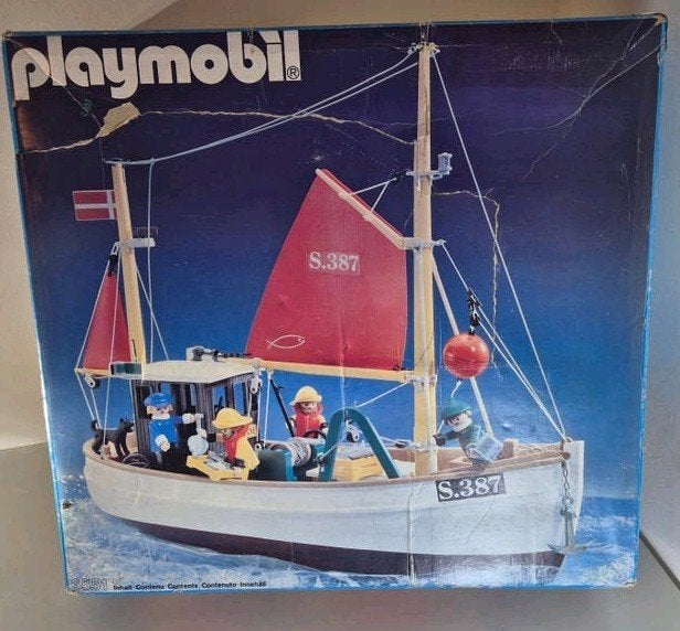 Playmobil Vissersboot Compleet 3551 - Vintage Set, Ophalen of Verzenden