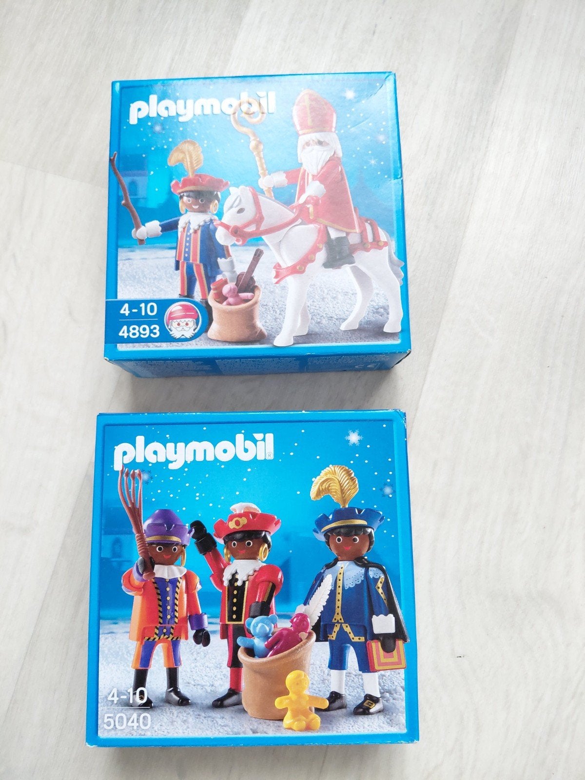 Playmobil Sinterklaas en Pieten sets (4893 & 5040), Kinderen en Baby's, Speelgoed | Playmobil, Ophalen of Verzenden, Nieuw, Overige series