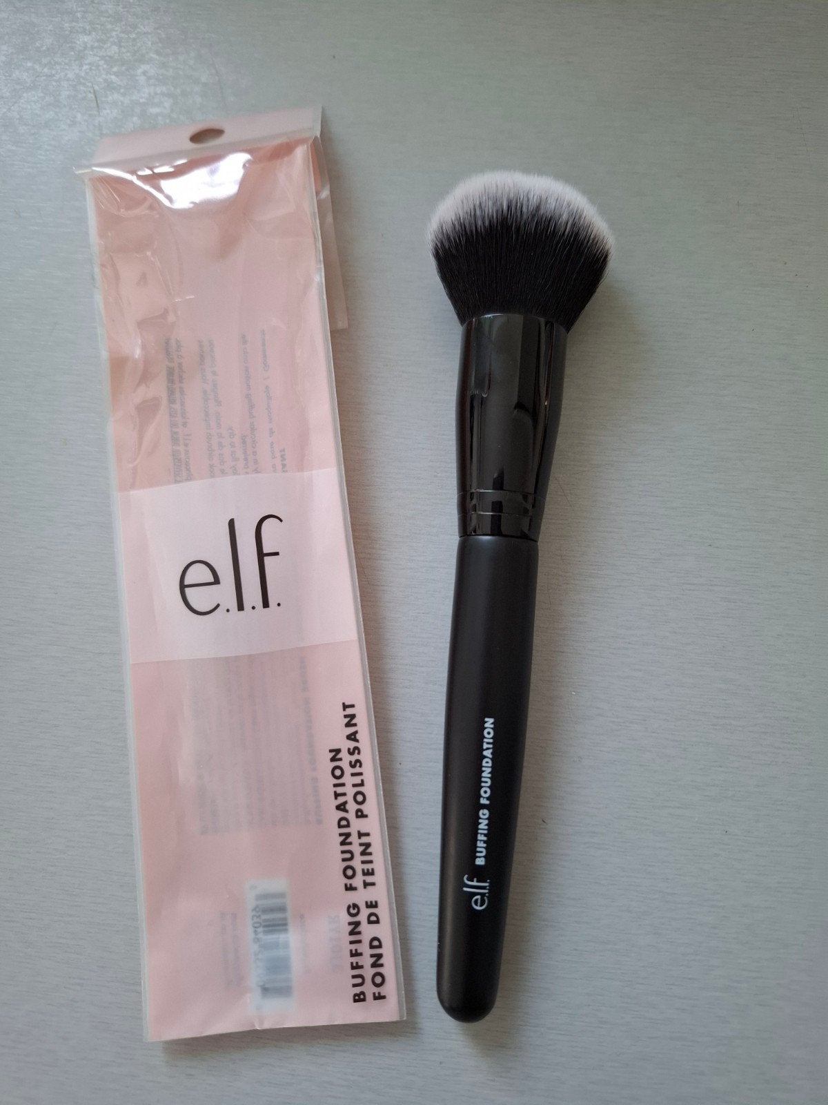 Nieuw ELF buffing foundation brush,cream bronzer,blush kwast, Gehele gezicht, Zwart, Nieuw, Ophalen of Verzenden