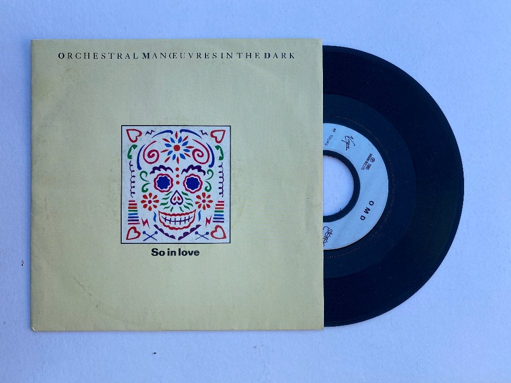 Orchestral Manoevres In The Dark(OMD) 4 singles voor €5 ,-, 7 inch, Zo goed als nieuw, Pop, Fotohoes
