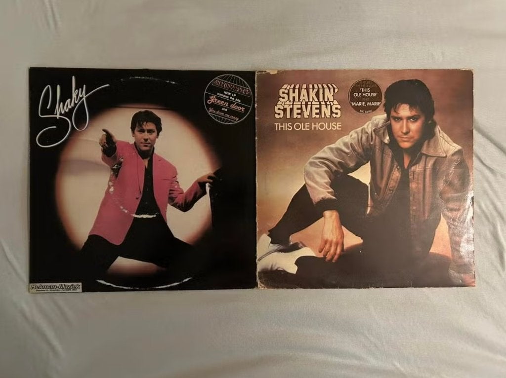 2 LP's Shakin Stevens (ook per stuk te koop), LP, Gebruikt, Pop, Ophalen of Verzenden