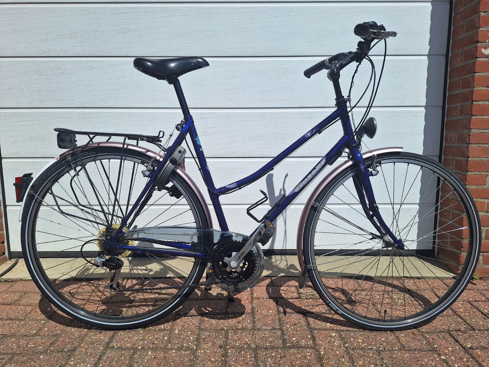 Damesfiets sportieve Gazelle toerfiets 21versn., Ophalen, 28 inch, Velgrem, Zo goed als nieuw
