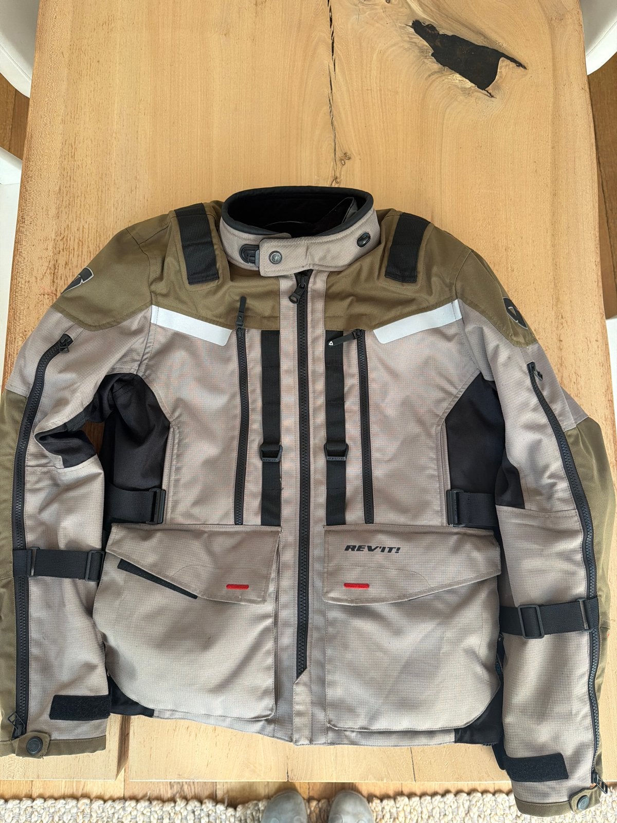 Rev'it! Motorjas en -broek (textiel) met thermovoering, Ophalen of Verzenden, Tweedehands, Heren, Jas | textiel