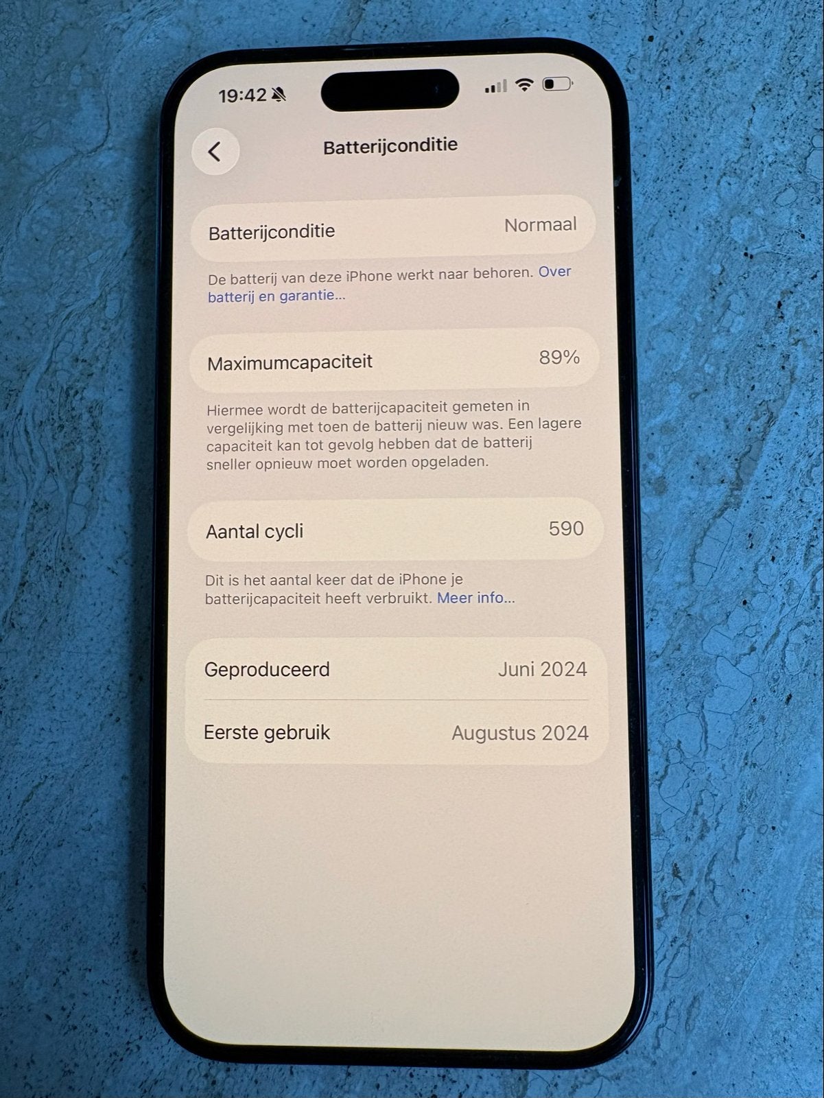 iPhone 15 Pro 128GB Zwart, Telecommunicatie, Mobiele telefoons | Apple iPhone, Ophalen, 128 GB, 89 %, Zwart