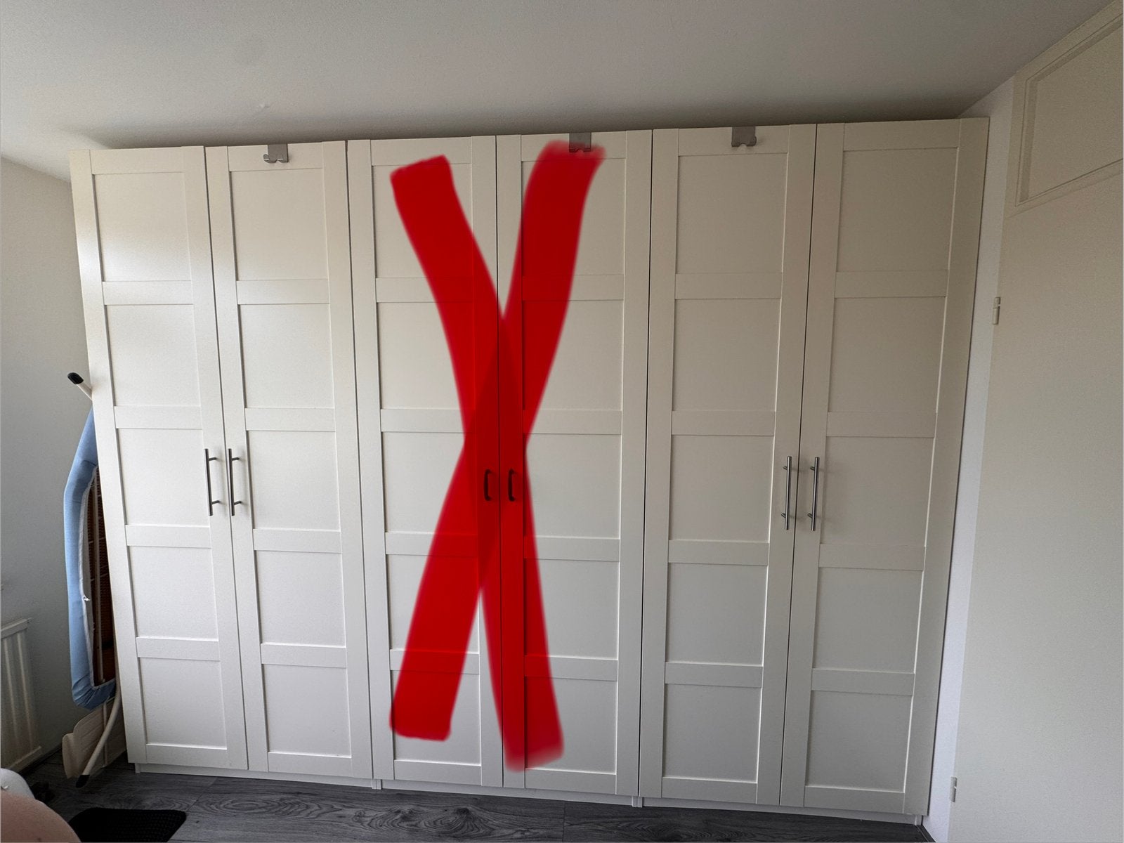 IKEA PAX kast (ondiep), Ophalen, 200 cm of meer, 50 tot 100 cm, Zo goed als nieuw
