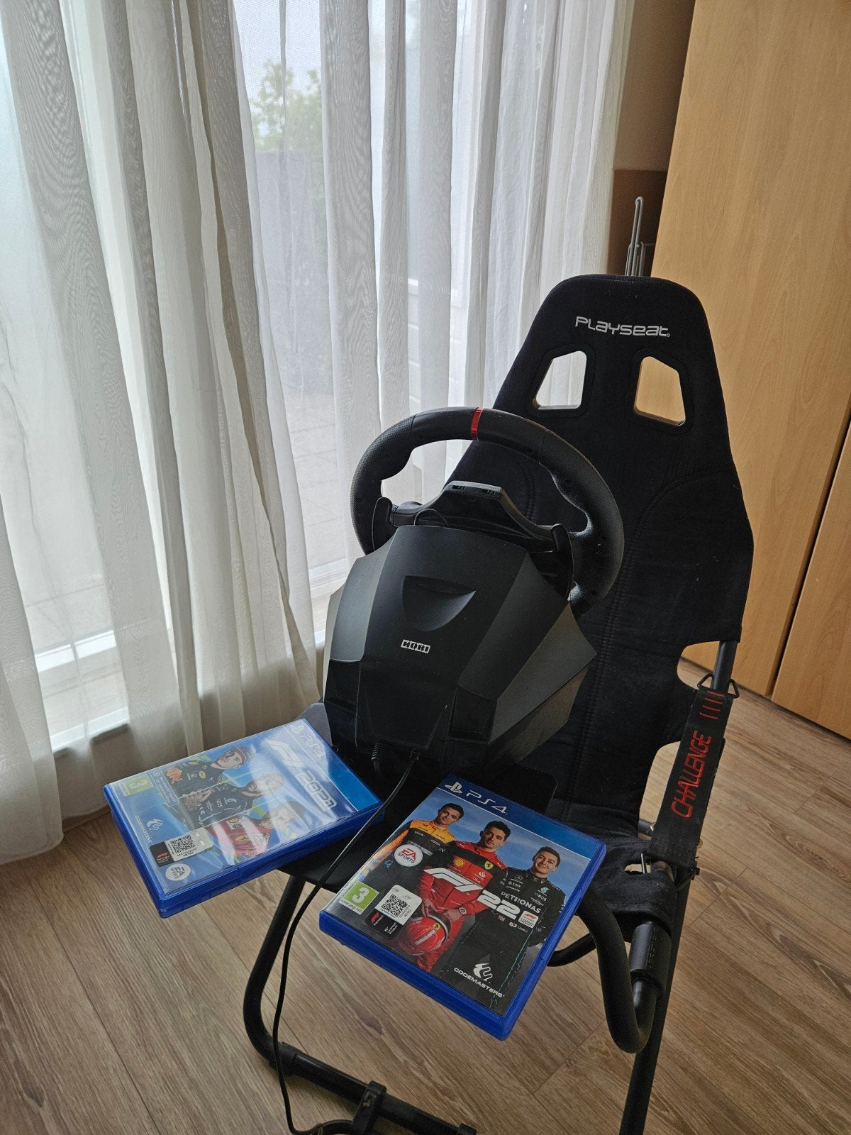 Playseat Challenge met 2 PS4 racegames, Ophalen of Verzenden, Gebruikt, Pro, Met games