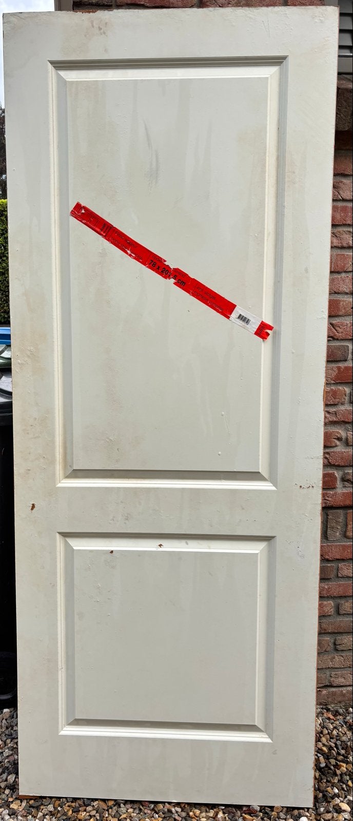 Cando opdekdeur linksdraaiend 78 x 201,5 cm, Doe-het-zelf en Verbouw, Minder dan 80 cm, Binnendeur, Nieuw, Ophalen of Verzenden