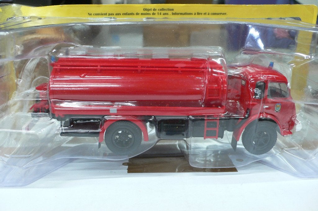 saviem brandweerwatertankauto - altaya- 1/43, Verzenden, Nieuw, Bus of Vrachtwagen, Overige merken