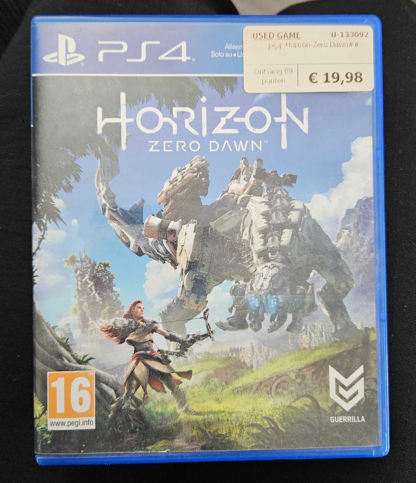 Horizon Zero Dawn PS4 - Zo goed als nieuw, Spelcomputers en Games, 1 speler, Ophalen of Verzenden, Zo goed als nieuw, Role Playing Game (Rpg)