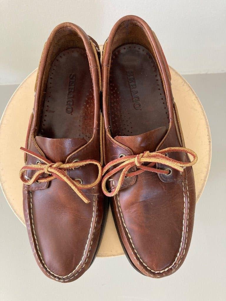 Sebago Docksides 10 UK 10,5 US 28,5 cm 44,5, Sebago, Bruin, Ophalen of Verzenden, Zo goed als nieuw