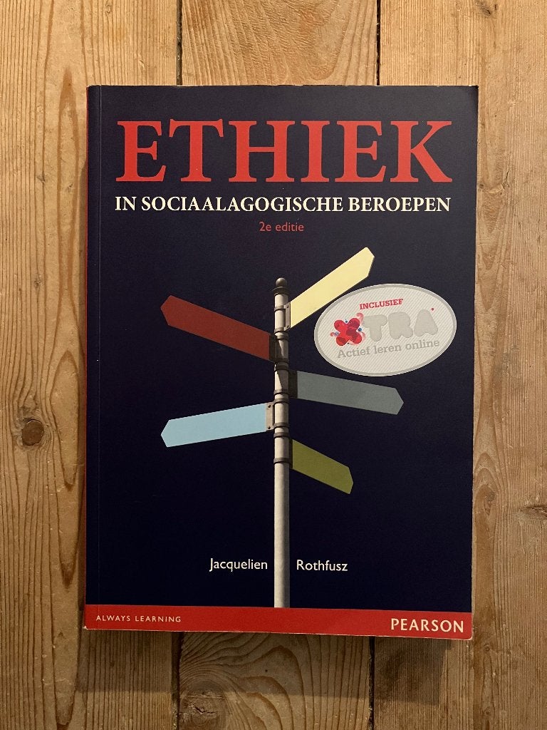Ethiek in sociaalagogische beroepen, Pearson, Zo goed als nieuw, Alpha, HBO