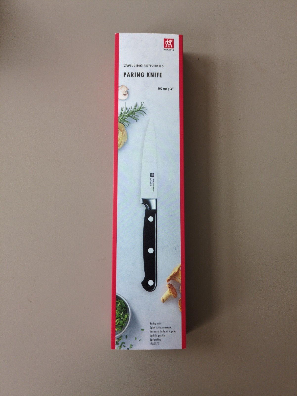 ZWILLING Professional S schilmes 10cm - nieuw in doos, Overige typen, Nieuw, Ophalen of Verzenden, Zwart