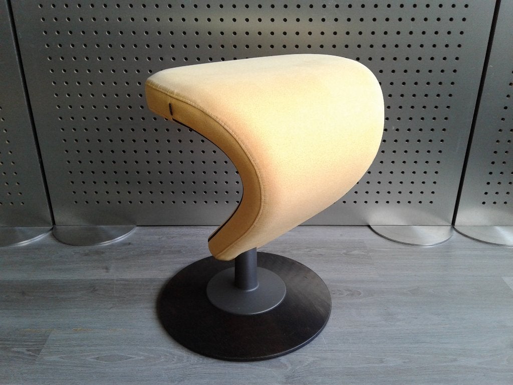 Variér (Stokke) Peel Hocker (Zachtgeel), Zeer Mooi!
