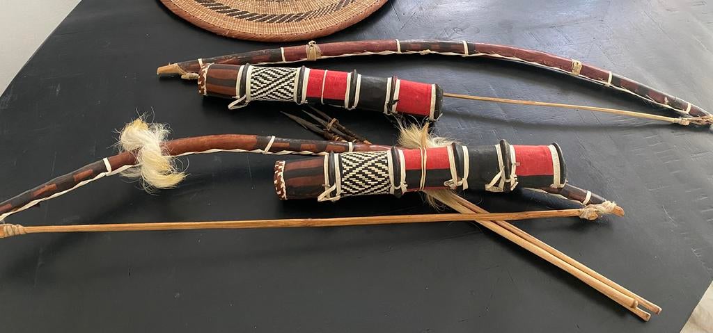 Decoratie pijl/boog/koker, in 1 koop €15, Ophalen