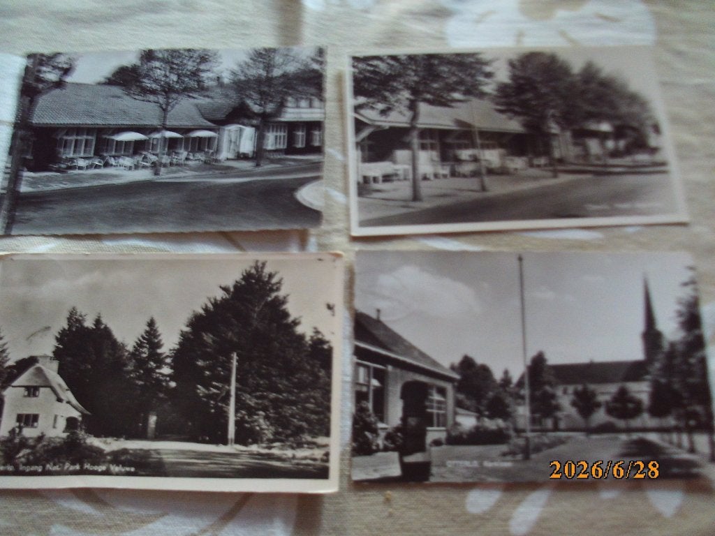Otterlo Hotel Jagersrust Ingang Hoge Veluwe Kerklaan 1954 ea, Ophalen of Verzenden, 1940 tot 1960, Gelopen, Gelderland