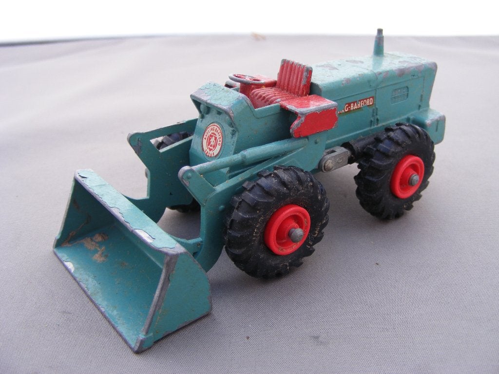 Aveling barford tractor shovel matchbox king size no 10, Hobby en Vrije tijd, Modelauto's | 1:43, Verzenden, Gebruikt, Tractor of Landbouw