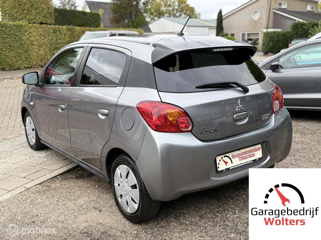 Mitsubishi Space Star 1.2 Life AIRCO STOELVERWARM. NW APK, Voorwielaandrijving, Stof, Gebruikt, Zwart