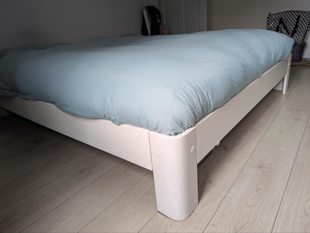 Auping bed 180 x 200 cm, Huis en Inrichting, Gebruikt, Wit, Tweepersoons, Ophalen of Verzenden