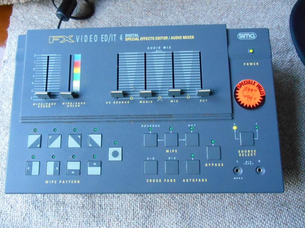 SIMA FX VIDEO ED/IT 4 Sound Effects Editor Audio Mixer, Ophalen, Minder dan 5 kanalen, Microfooningang