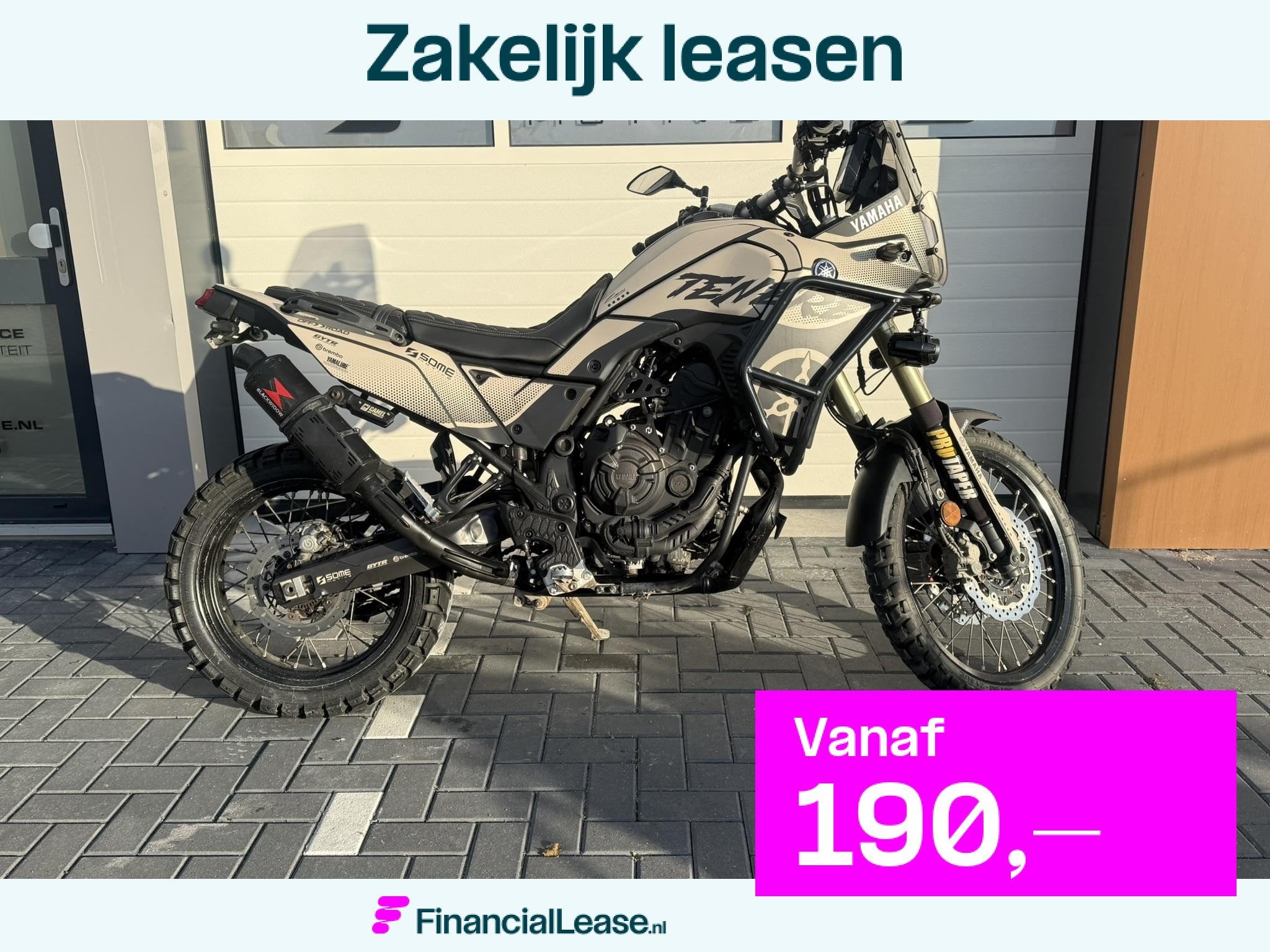 Yamaha Ténéré 700 Custom | Verstralers Blackwidow, Meer dan 35 kW, Toermotor, 689 cc, Handgeschakeld
