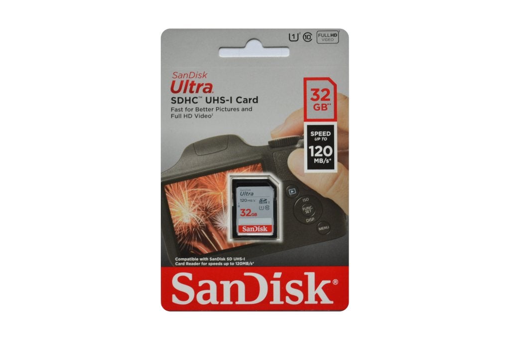Sandisk Ultra 32GB SDHC geheugenkaart, Sandisk, 32 GB, Ophalen of Verzenden, Fotocamera