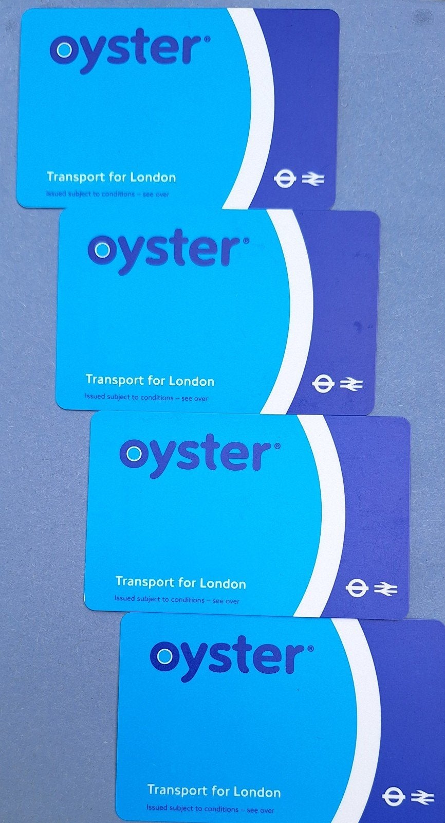 Oystercard voor openbaar vervoer Londen, Tickets en Kaartjes, Drie personen of meer, Bus, Metro of Tram, Met bestemming of datum
