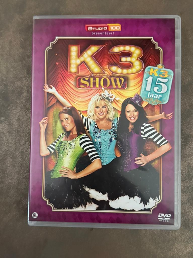 K3 Show - 15 jaar DVD - Studio 100, Cd's en Dvd's, Dvd's | Kinderen en Jeugd, Gebruikt, Tv fictie, Overige genres, Alle leeftijden
