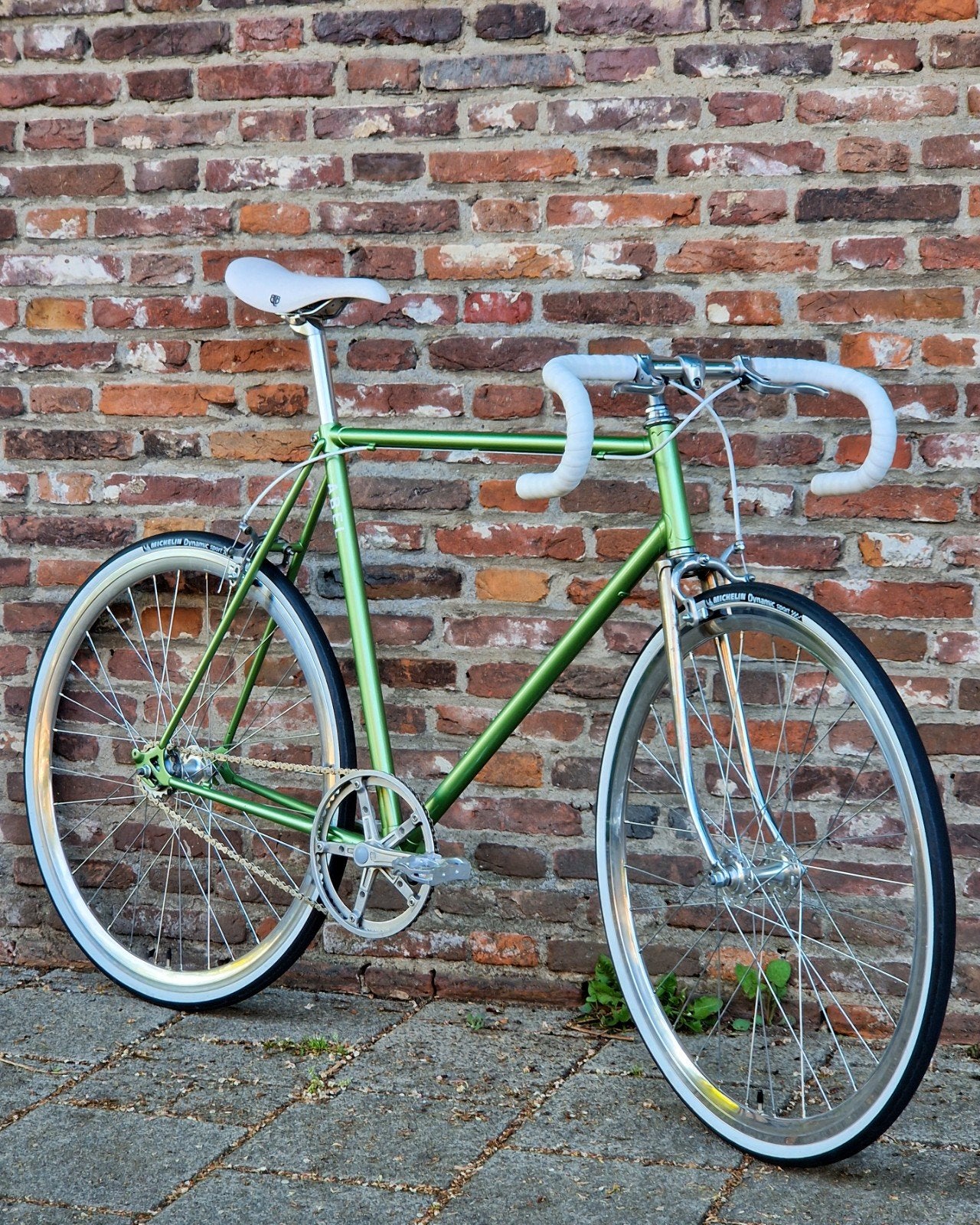 Union Sakai Single Speed Fiets - rerestaureerd, Staal, Heren, Nieuw, 57 tot 61 cm
