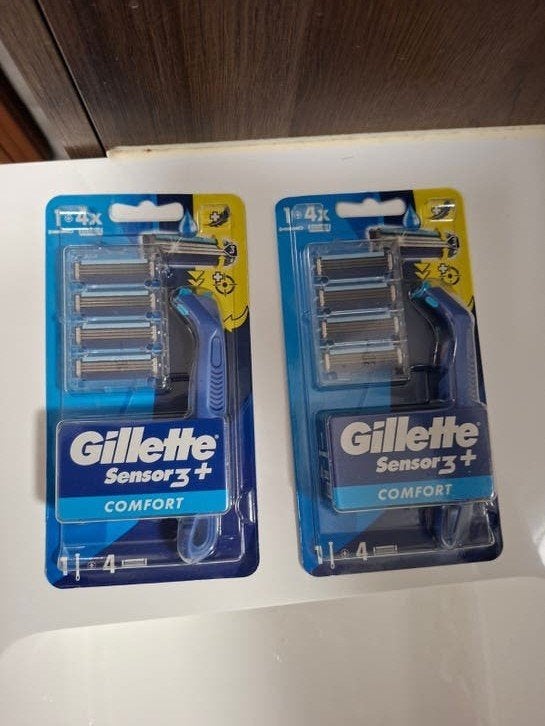Gillette Sensor 3+ Comfort Scheermesjes - 2x4 stuks, Ophalen of Verzenden, Nieuw, Overige typen