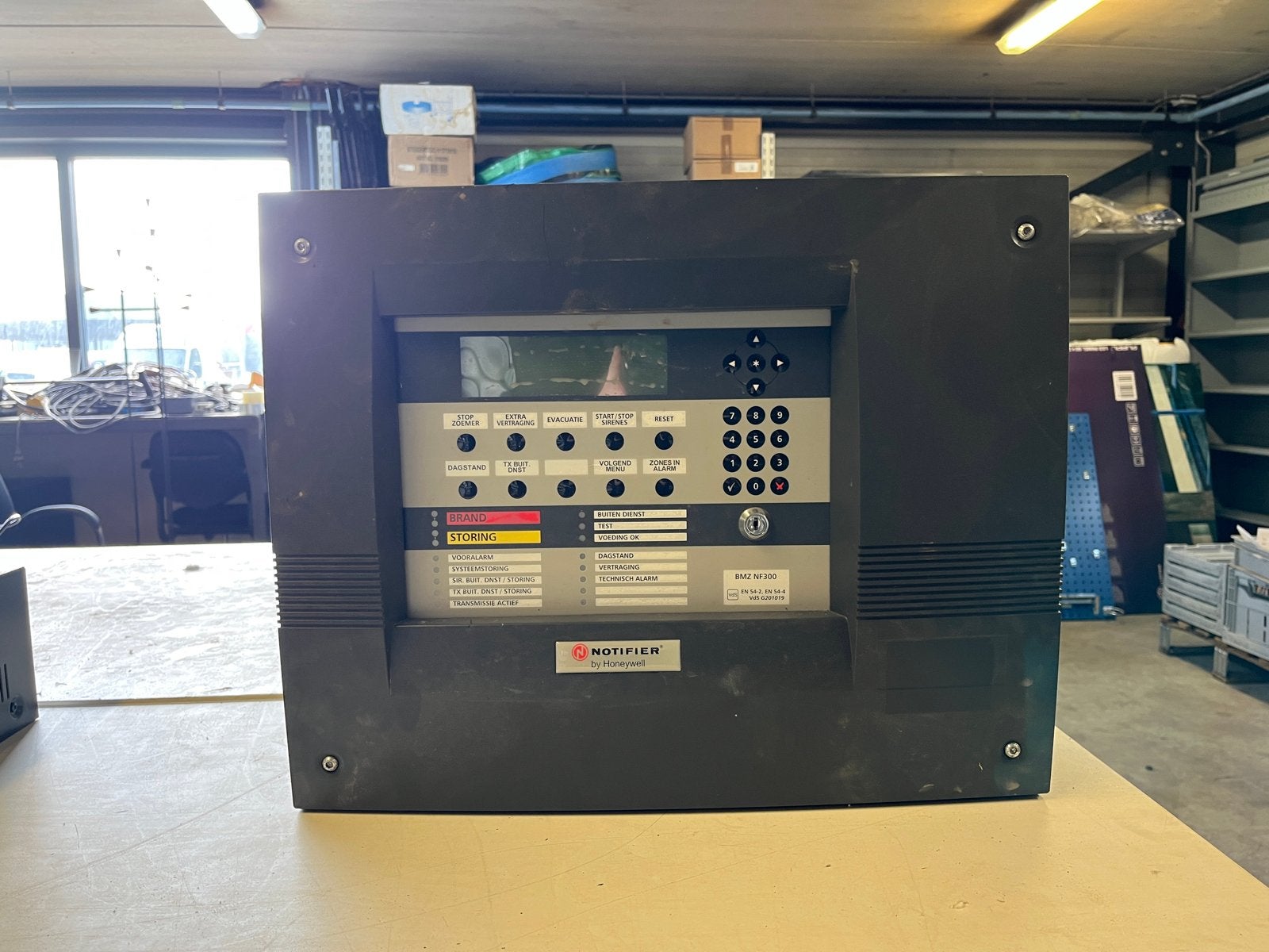 Notifier Brandmeldcentrale - Compleet Alarmsysteem, Ophalen, Gebruikt, Compleet systeem, Rook