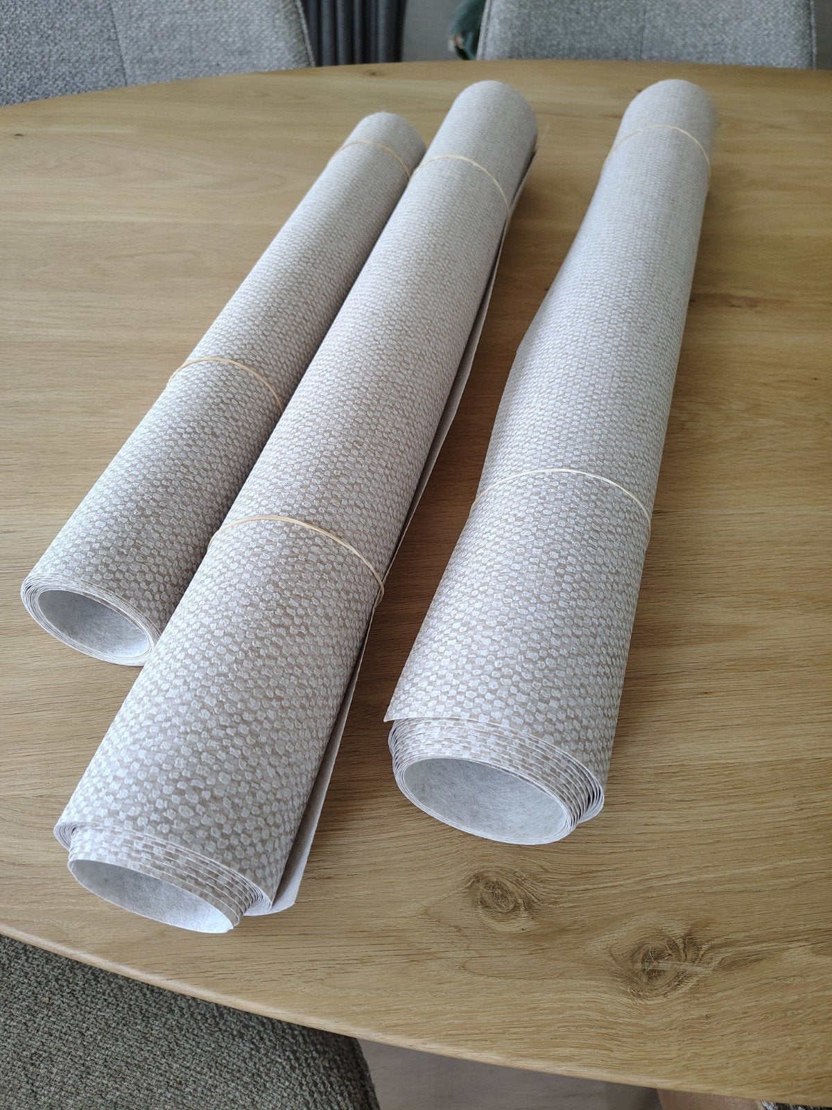 3 reststukken arte behang Nelson petal 91554B beige, Structuur, Ophalen of Verzenden, 5 tot 10 m², Overige stijlen