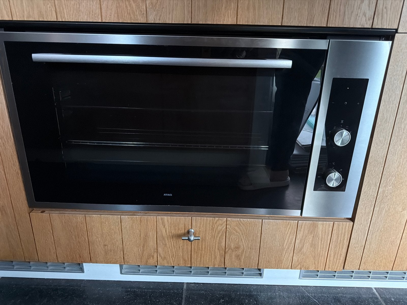 Atag Inbouw Heteluchtoven - zo goed als nieuw 0x9511, 45 tot 50 cm, Hete lucht, 60 cm of meer, Ophalen of Verzenden