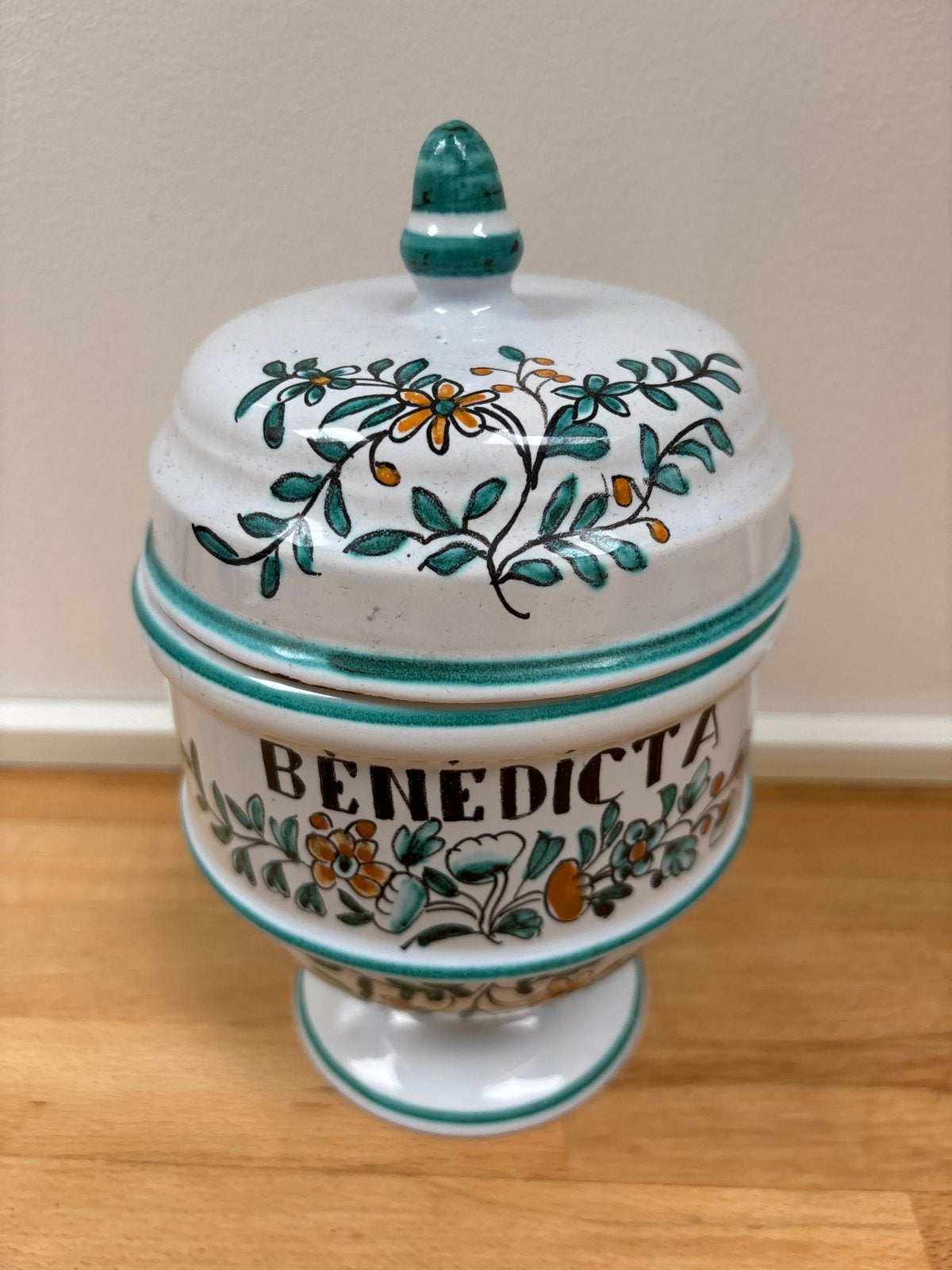 Antieke apothekerspot "Benedicta" -, Antiek en Kunst, Ophalen of Verzenden