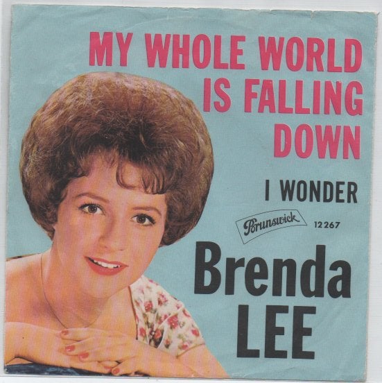 Brenda Lee- My whole World is falling Down, 7 inch, Ophalen of Verzenden, Zo goed als nieuw, Pop