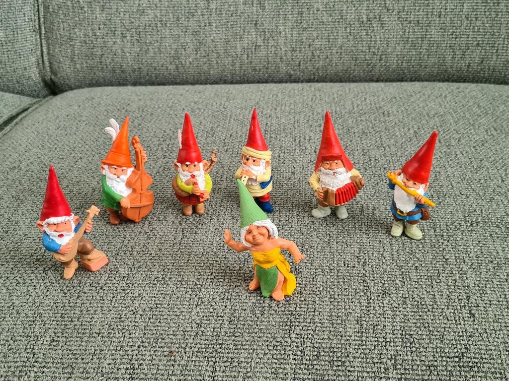 David de kabouter vintage muzikanten en danseres, Star toys Barcelona, Verzenden, Zo goed als nieuw, Nvt