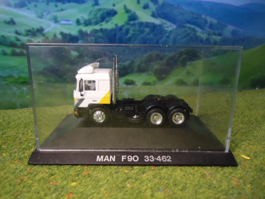 MAN F90 33.462 Promo Truck Herpa Exclusiv Limited Edition, Ophalen of Verzenden, Zo goed als nieuw, Bus of Vrachtwagen, Herpa