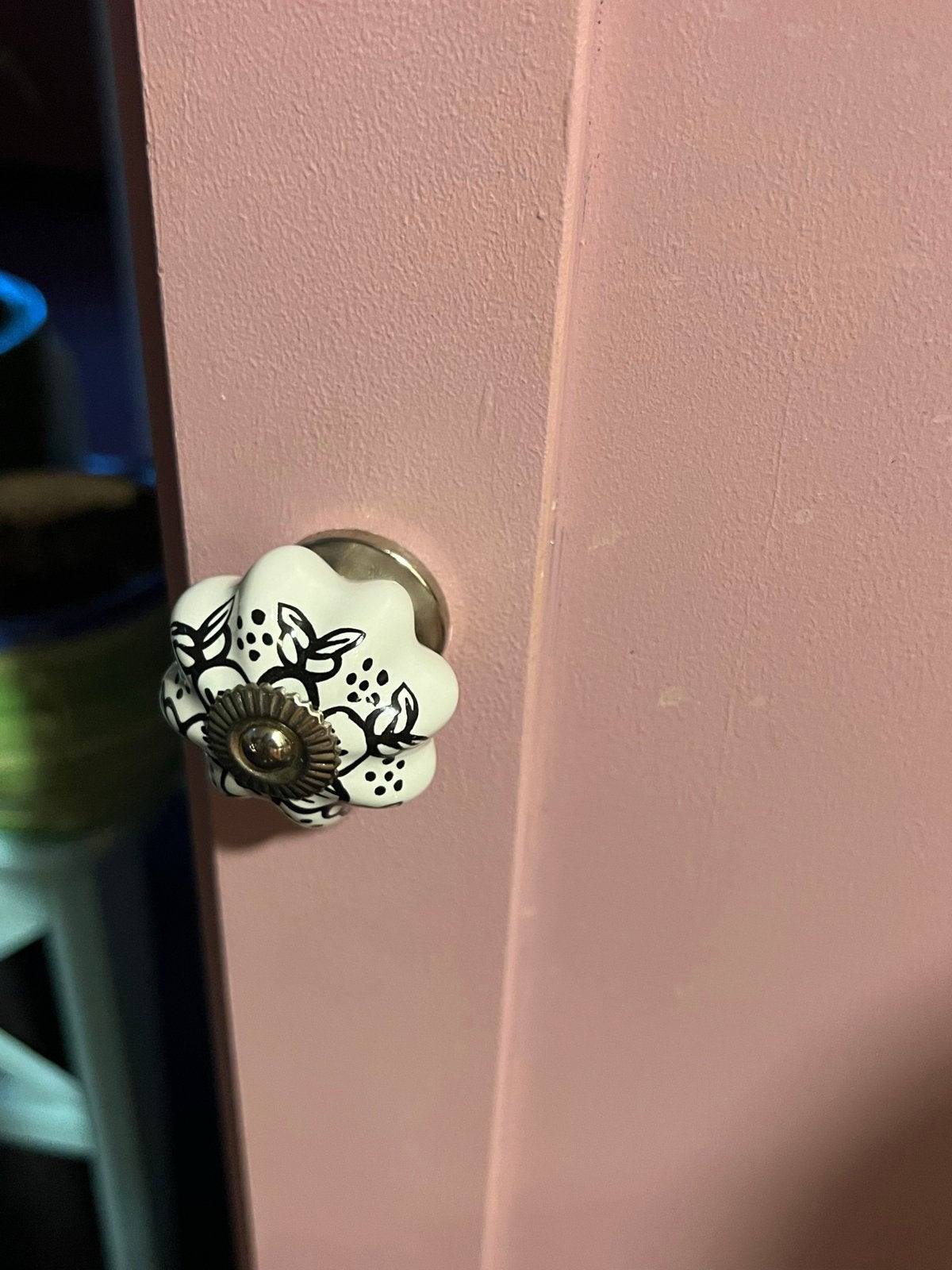 Roze kast met bloemknop, Huis en Inrichting, Ophalen of Verzenden, Gebruikt