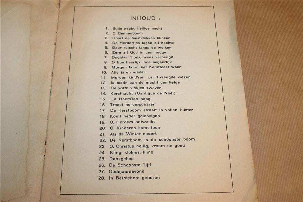 Kerstklokken kerstliederen bladmuziek ca 1930 VIntage, Muziek en Instrumenten, Gebruikt, Ophalen of Verzenden, Artiest of Componist