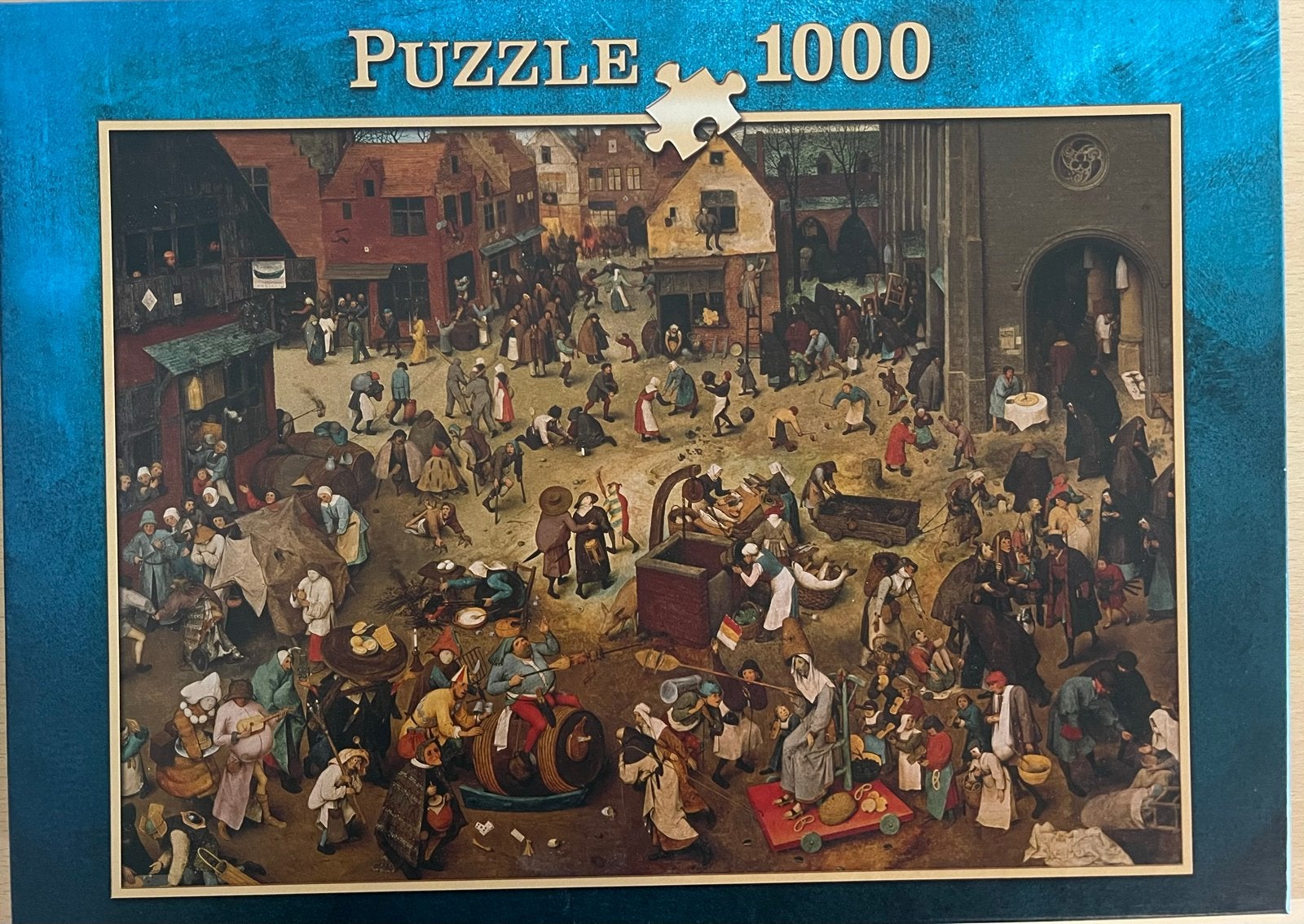 Puzzle 1000 stukjes - Pieter Bruegel de Oude, Ophalen, Meer dan 50 stukjes, Gebruikt, 6 jaar of ouder