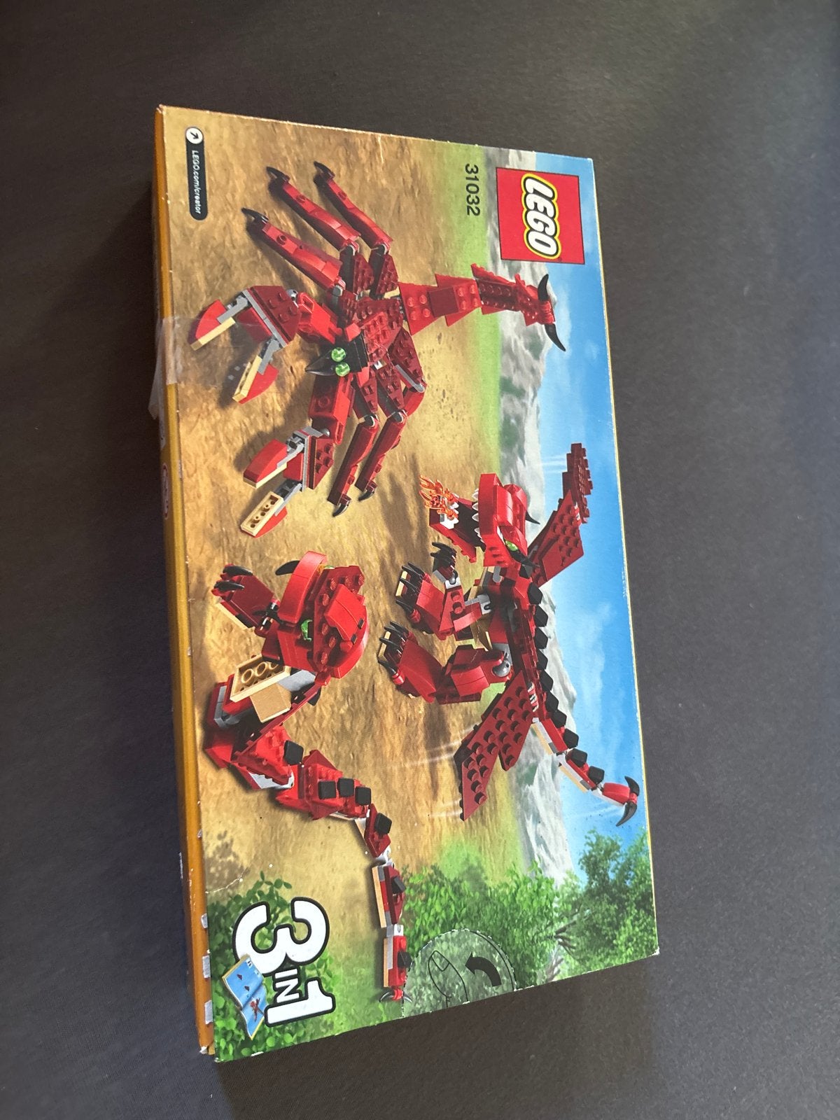 LEGO Creator 31032 Rode Draak 3-in-1 set, Ophalen of Verzenden, Zo goed als nieuw