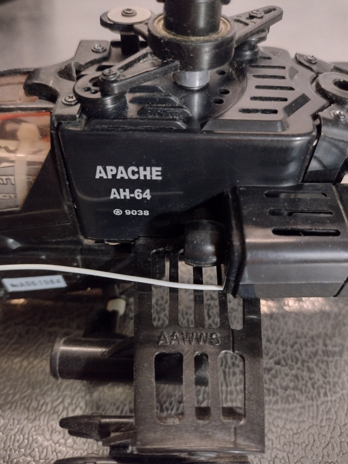 Apache ah 64 Carson helikopter, Hobby en Vrije tijd, Ophalen of Verzenden, Gebruikt, Elektro, Helikopter