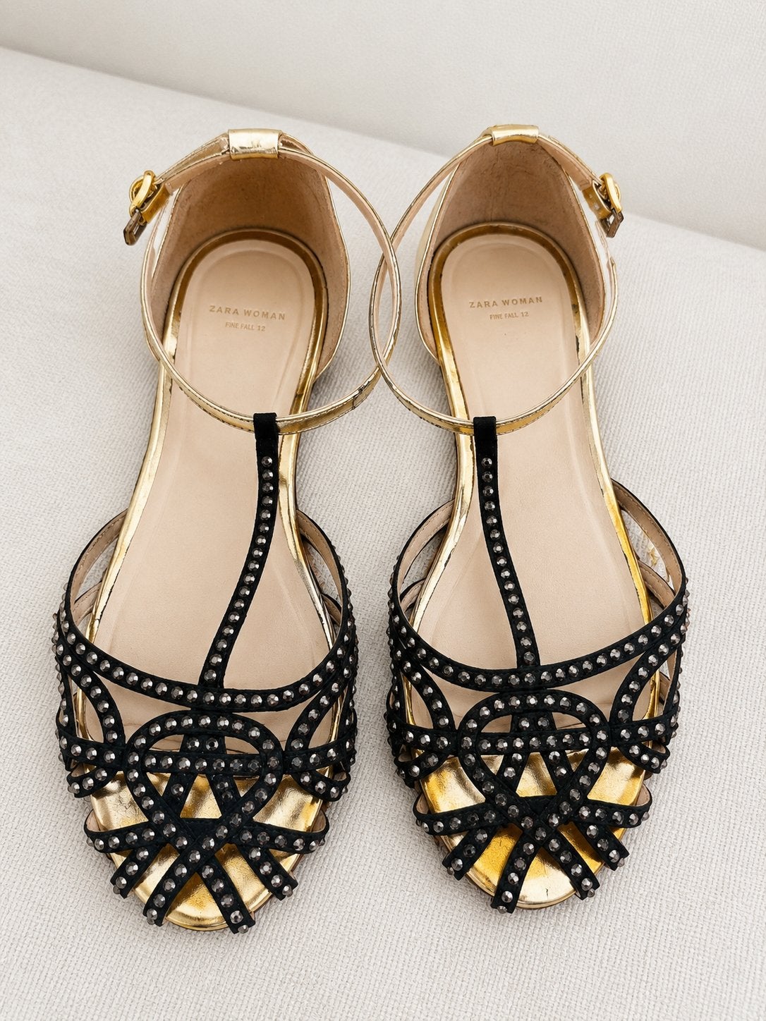 Zara Sandalen, Ophalen of Verzenden, Zo goed als nieuw, Zwart, Sandalen of Muiltjes