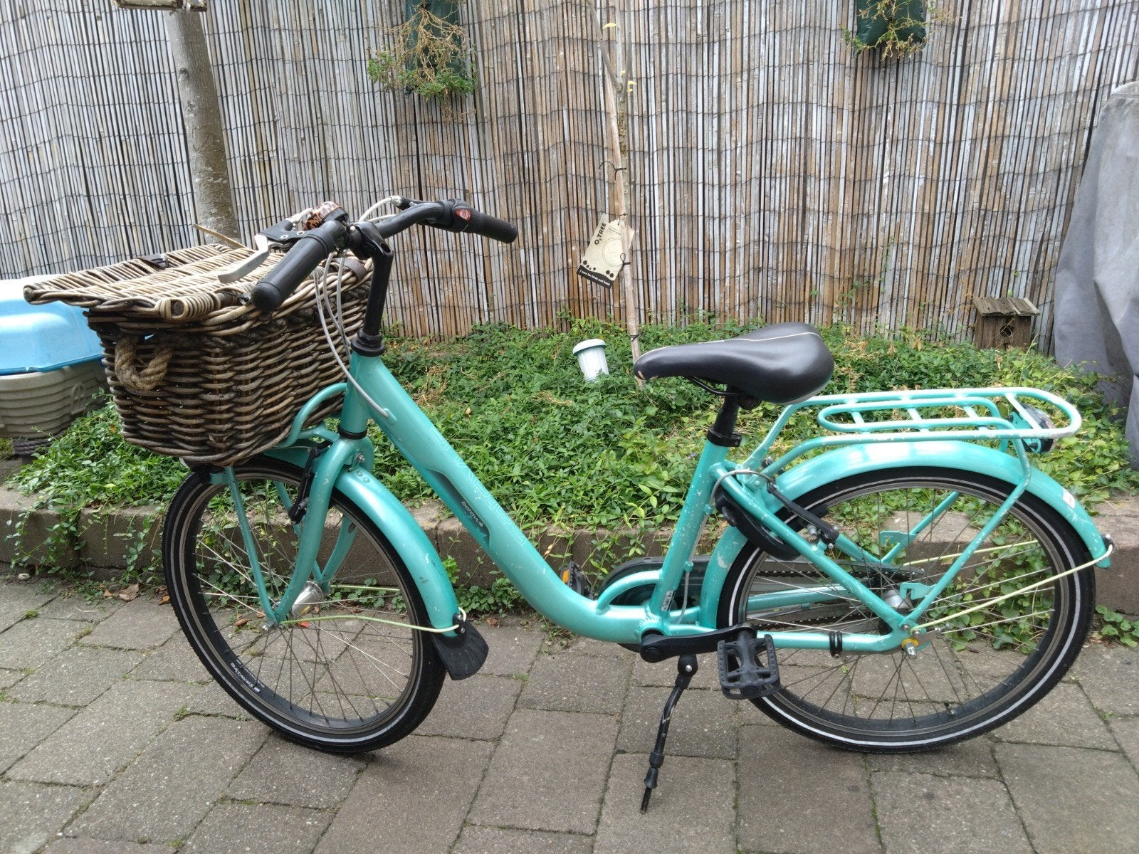 Batavus Star fiets met mand en versnellingen, Fietsen en Brommers, Ophalen, Gebruikt, Velgrem, Versnellingen