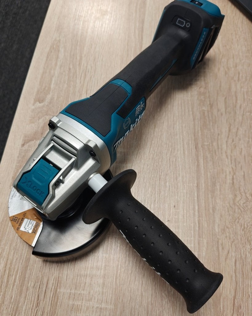 1x Makita DGA519Z 18V Accu haakse slijper body - X-Lock, Ophalen, Nieuw, 1000 watt of meer, Haakse handslijpmachine