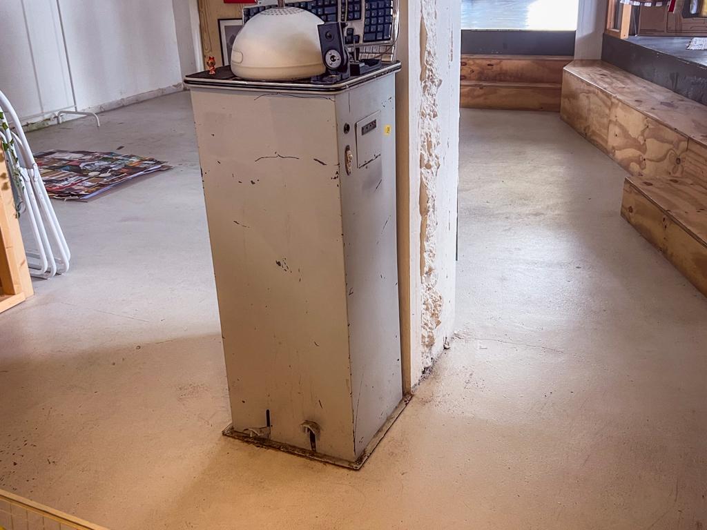 Industriële sokkel, Ophalen, Gebruikt