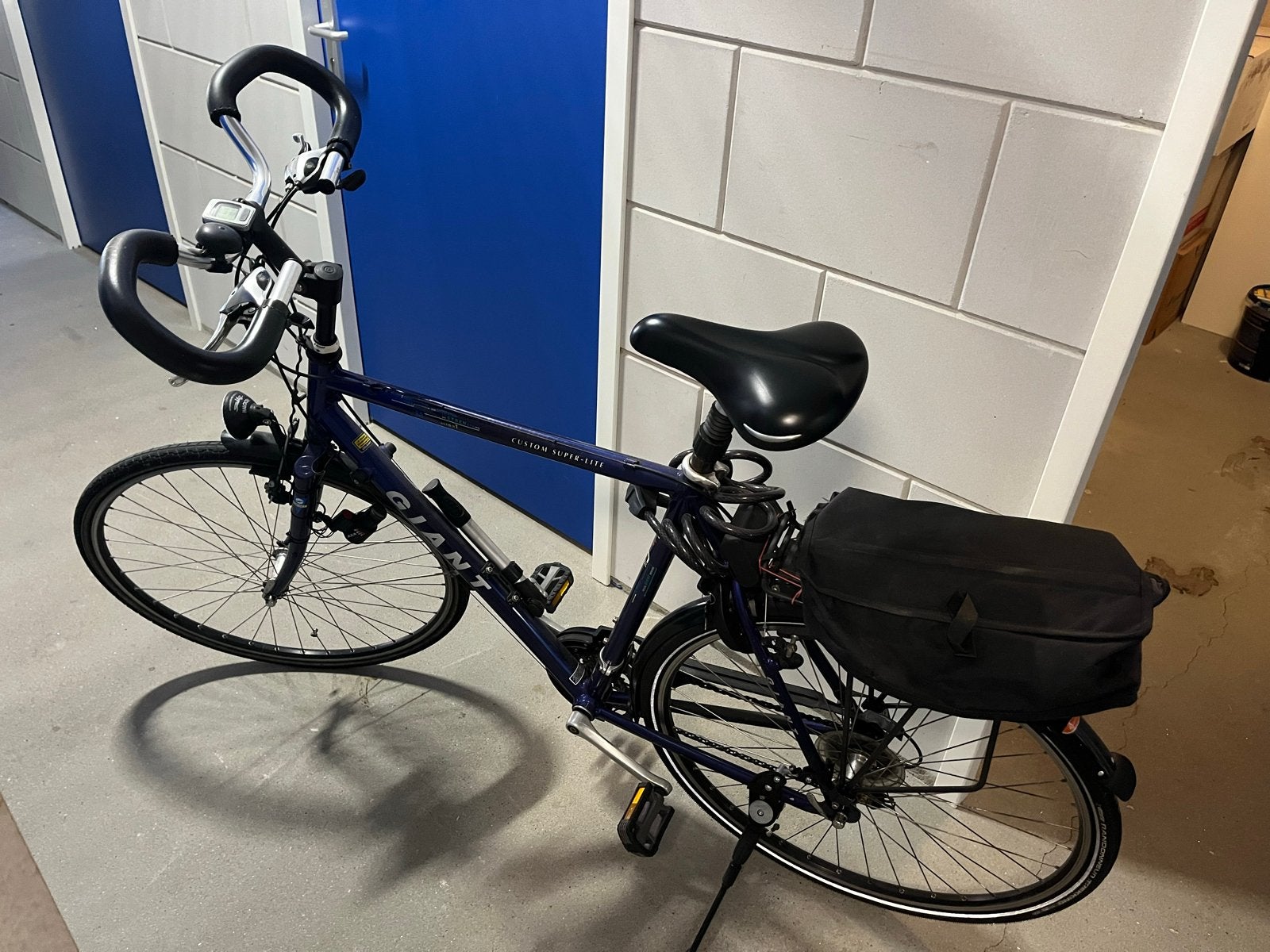 Giant Fiets custom Super Lite Herenfiets, Ophalen, Gebruikt, Velgrem, Versnellingen